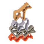 Jeux d'�veil � empiler - animaux multicolor