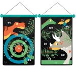 Jeu de fl�chettes - le monde des dinos multicolor