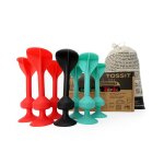 Jeu de fl�chettes � ventouses starter pack rouge / cyan