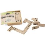 Jeu de grands dominos beige