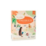 Jeu d'imitation �ducatif si j �tais en mission au zoo - a partir de 6 ans beige