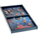 Jeu de palets de l'espace bleu