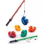 Jeu de p�che aux canards multicolore