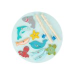 Jeu de p�che magn�tique bois multicolore