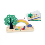 Jeu p�dagogique se reperer, le jardin multicolore