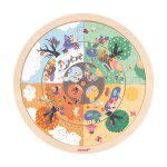 Jeu pédagogique - cherche et trouve en bois multicolore Jeu pédagogique - cherche et trouve en bois multicolore