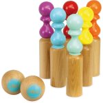 Jeu de quilles retro beige Jeu de quilles retro beige