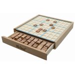 Jeu du sudoku en bois beige