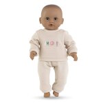 Jogging beige pour poupon 30 cm beige