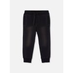 Jogging gar�on effet denim noir