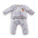 Jogging gris petit explorateur pour poupon 30 cm gris