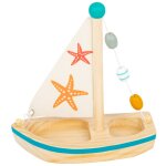 Jouet aquatique voilier etoile de mer beige