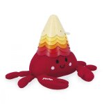 Jouet de bain bernard et sa coquille multicolore