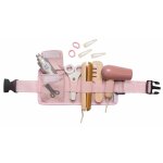 Jouet en bois - set - ceinture de coiffeur multicolore