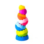 Jouet empilable tobbles neo - la pyramid'oeufs d�s 6 mois multicouleur