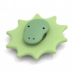 Jouet d'�veil spinner � ventouse dinosaure vert