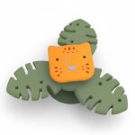 Jouet d'veil spinner  ventouse tigre vert, tigre