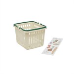 Jouet panier de marchande jaune