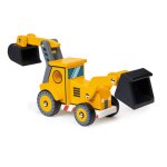 Jouet pelleteuse en bois multicolore