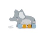 Jouet � tirer en bois �l�phants �l�phants