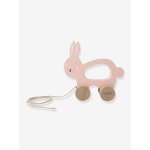 Jouet � tirer en bois - mrs rabbit