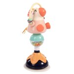 Jouet  ventouse pour bb cheval rigolo beige