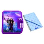 Journal intime lctronique avec coffre - fort la reine des neiges multicolore
