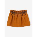 Jupe bébé avec smocks brodés caramel Jupe bébé avec smocks brodés caramel