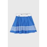 Jupe en coton enfant blue saphir / blanc