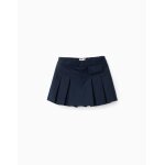 Jupe - culotte plisse bleu fonc