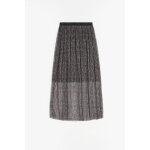 Jupe droite amousgi slate