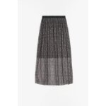 Jupe droite amousgi slate