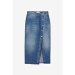 Jupe droite en jeans rapha blue
