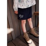 Jupe enfant en velours côtelé belle de nuit bleu Jupe enfant en velours côtelé belle de nuit bleu
