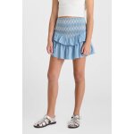 Jupe evas�e, patineuse en jeans adonoigi bleu