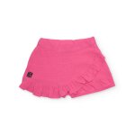 Jupe fille crois�e � volant rose