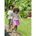 Jupe fille en gaze de coton violet