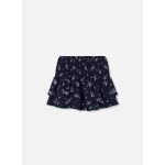 Jupe fille imprim� fleurs et libellules multicolore