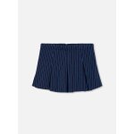 Jupe fille en maille ray�e bleu