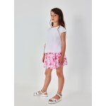 Jupe imprim�e fleurs multicolore