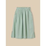 Jupe longue en gaze de coton biologique amande