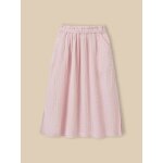 Jupe longue en gaze de coton biologique rose tendre