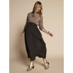 Jupe longue de grossesse motif zbr envie de fraise chocolat