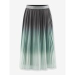 Jupe longue pliss�e fille happy girls vert de gris