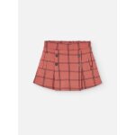 Jupe en maille  carreaux multicolore