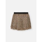 Jupe en maille imprime multicolore