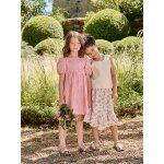 Jupe mi longue fille imprim�e �cru