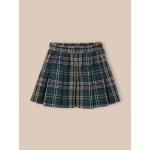 Jupe plisse - collection junior carreaux bleu / vert