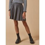 Jupe pliss�e en tricot - collection junior gris chine fonce