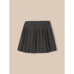 Jupe plisse en tricot - collection junior gris chine fonce